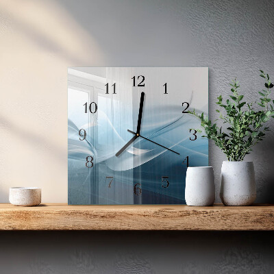 Wanduhr mit motiv quadratisch Abstraktion