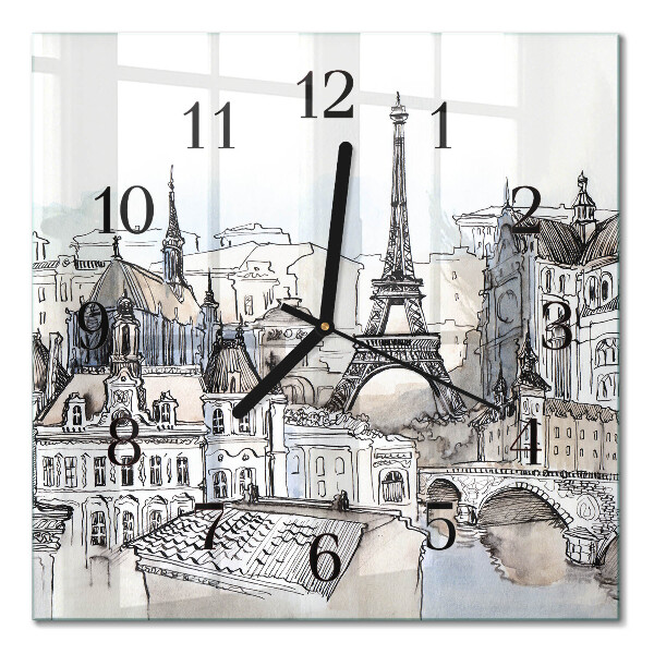 Quadratische wanduhr modern Denkmäler
