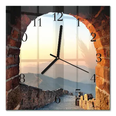 Moderne wanduhr quadratisch Chinesische Mauer