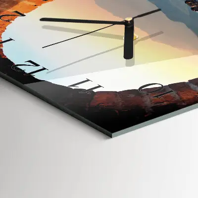 Moderne wanduhr quadratisch Chinesische Mauer
