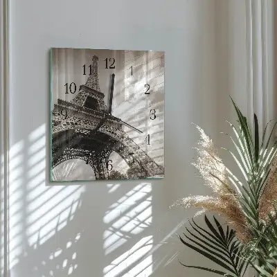 Wanduhr mit motiv quadratisch Paris