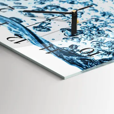 Wanduhr mit motiv quadratisch Wasser