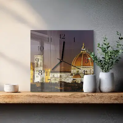 Moderne wanduhr quadratisch Basilika