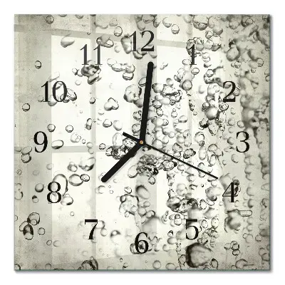 Wanduhr mit motiv quadratisch Tropfen