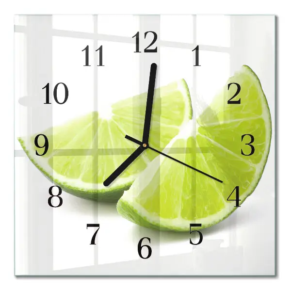 Quadratische wanduhr modern Kalziumkarbonat