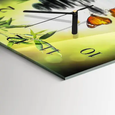 Wanduhr mit motiv quadratisch Natur