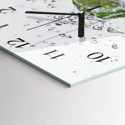 Quadratische wanduhr modern Limes