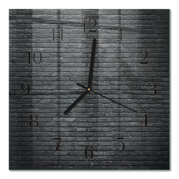 Quadratische wanduhr Klinker