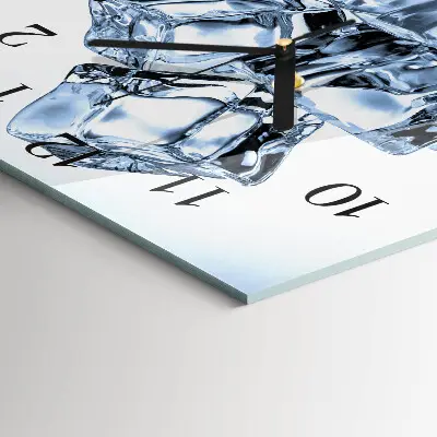 Wanduhr mit motiv quadratisch Eis