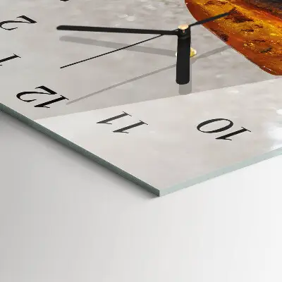 Moderne wanduhr quadratisch Bernstein