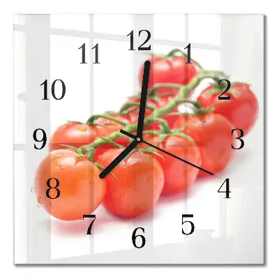 Wanduhr mit motiv quadratisch Tomaten