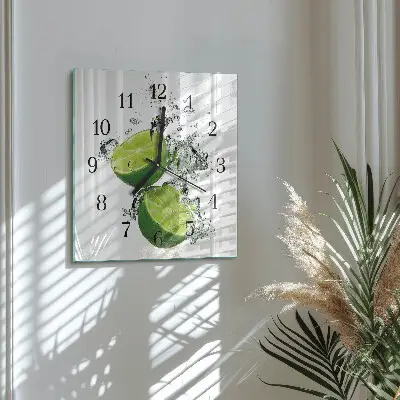 Wanduhr mit motiv quadratisch Kalziumkarbonat