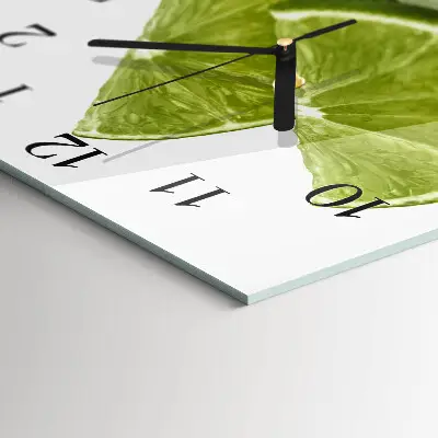 Moderne wanduhr quadratisch Kalziumkarbonat