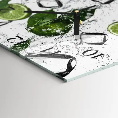 Wanduhr mit motiv quadratisch Limes
