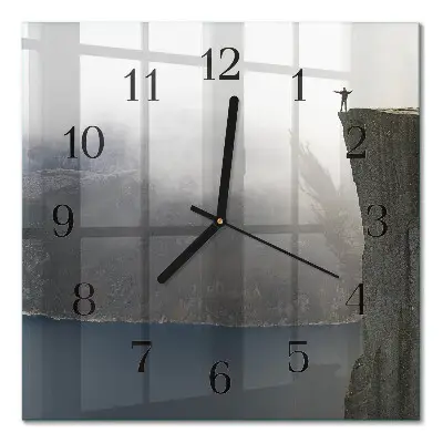 Glasuhr quadratisch Abgrund