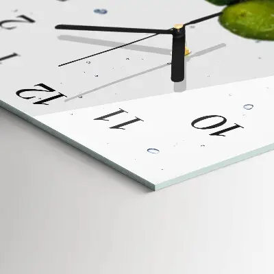 Quadratische wanduhr modern Limes