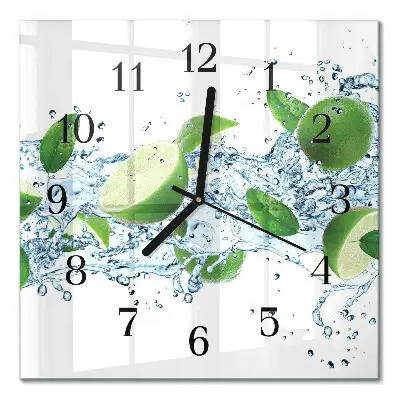Quadratische wanduhr Limes