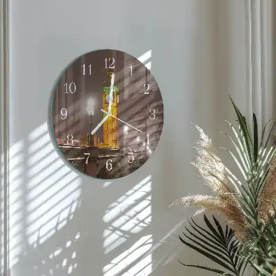 Wanduhr glas rund Big Ben