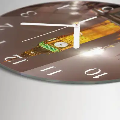 Wanduhr glas rund Big Ben