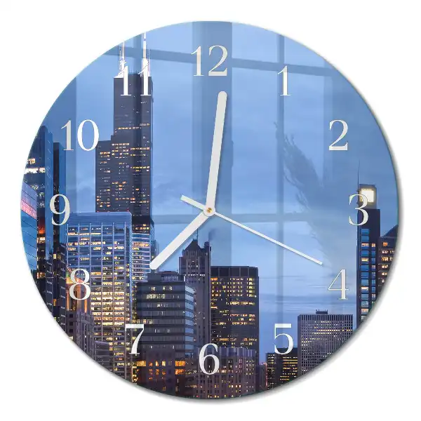 Runde wanduhr Horizont
