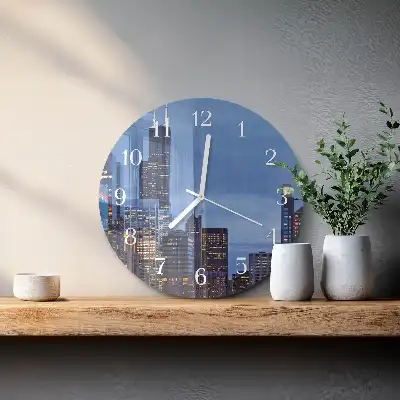 Runde wanduhr Horizont