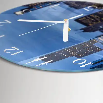 Runde wanduhr Horizont