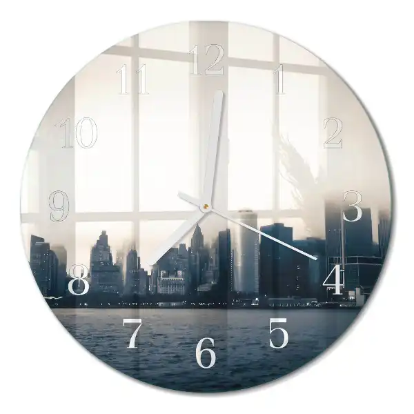 Runde wanduhr Horizont