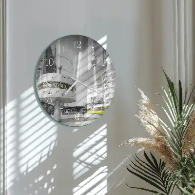 Glas wanduhr mit motiv rund Berlin