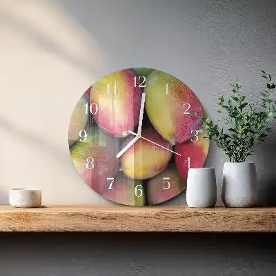 Runde wanduhr Obst