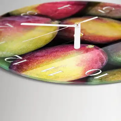 Runde wanduhr Obst