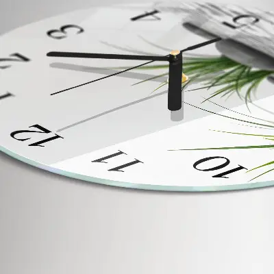 Runde wanduhr Steine