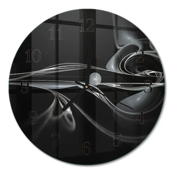 Runde wanduhr Abstraktion