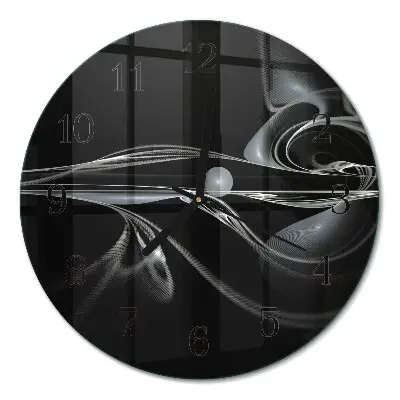Runde wanduhr Abstraktion