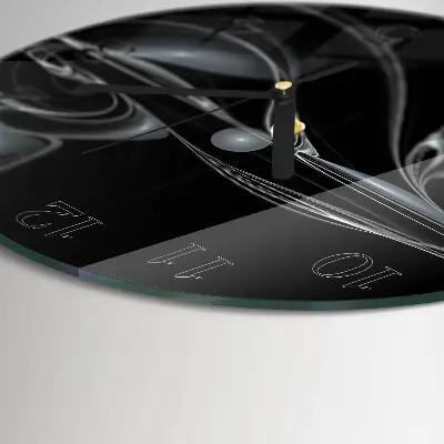 Runde wanduhr Abstraktion