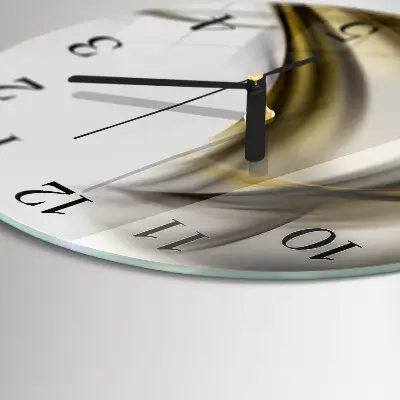 Runde wanduhr Abstrakte Linien
