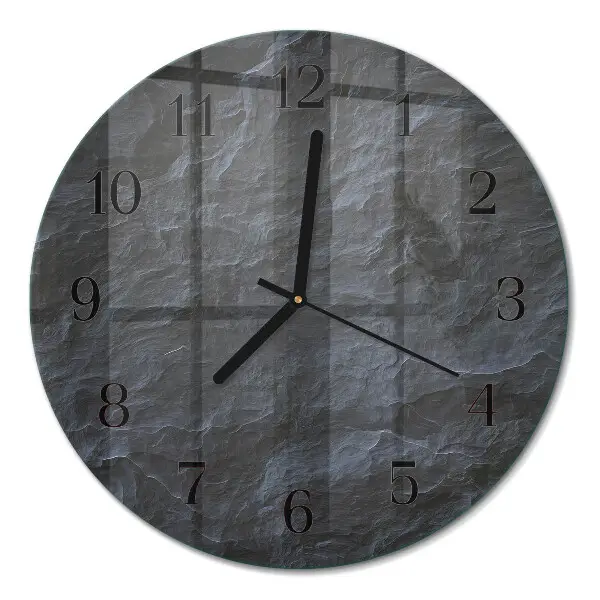 Runde wanduhr aus glas Hintergrund