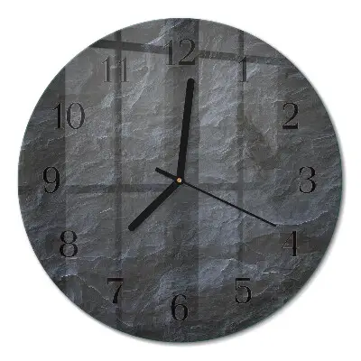 Runde wanduhr aus glas Hintergrund