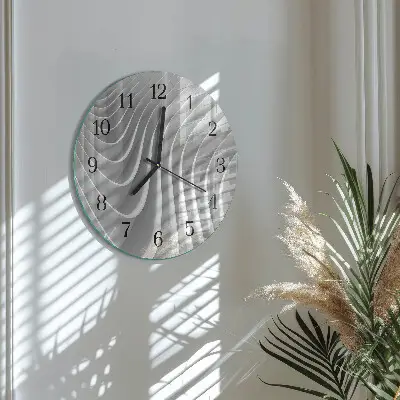 Wanduhr glas rund Abstraktion