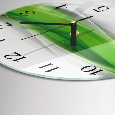 Wanduhr glas rund Abstraktion