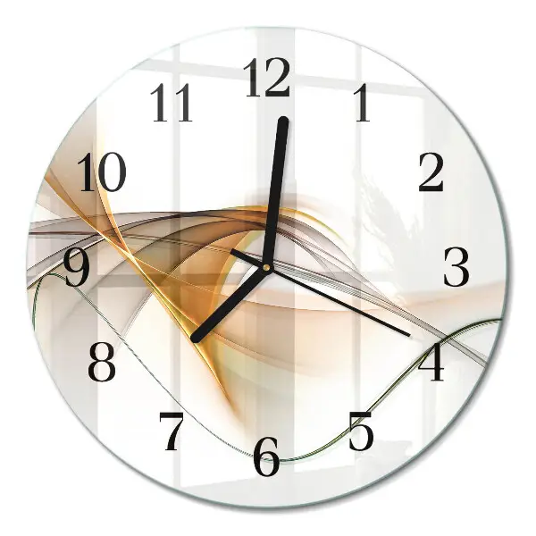 Runde wanduhr Abstraktion