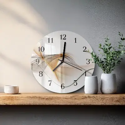 Runde wanduhr Abstraktion