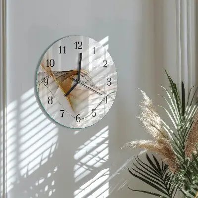 Runde wanduhr Abstraktion