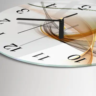 Runde wanduhr Abstraktion