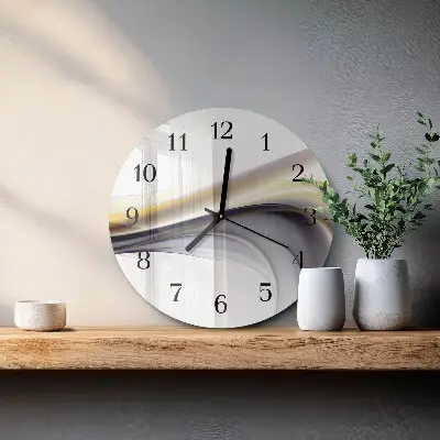 Runde wanduhr Abstraktion