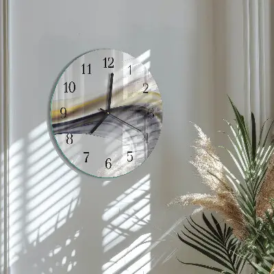 Runde wanduhr Abstraktion