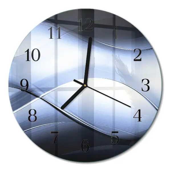 Wanduhr glas rund Abstraktion