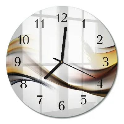 Runde wanduhr Abstraktion