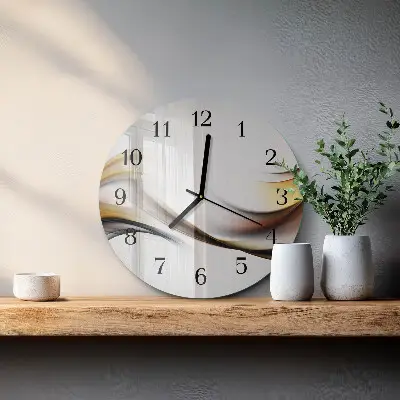 Runde wanduhr Abstraktion