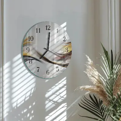 Runde wanduhr Abstraktion