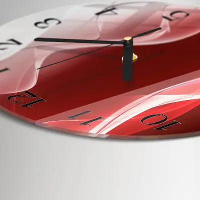 Wanduhr glas rund Abstraktion
